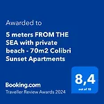 Apartment 5 Meters From The Sea - 70M2 Colibri Sunset Apartments *